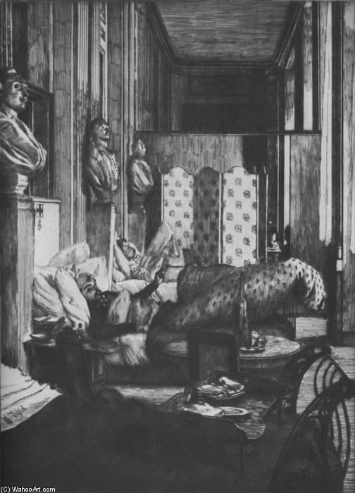 Wikioo.org – La Enciclopedia de las Bellas Artes - Pintura, Obras de arte de James Jacques Joseph Tissot - El enfoque de la Com morir Fra