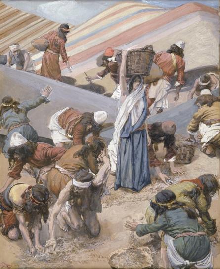 Wikioo.org - The Encyclopedia of Fine Arts - Painting, Artwork by James Jacques Joseph Tissot - The Gathering of the Manna