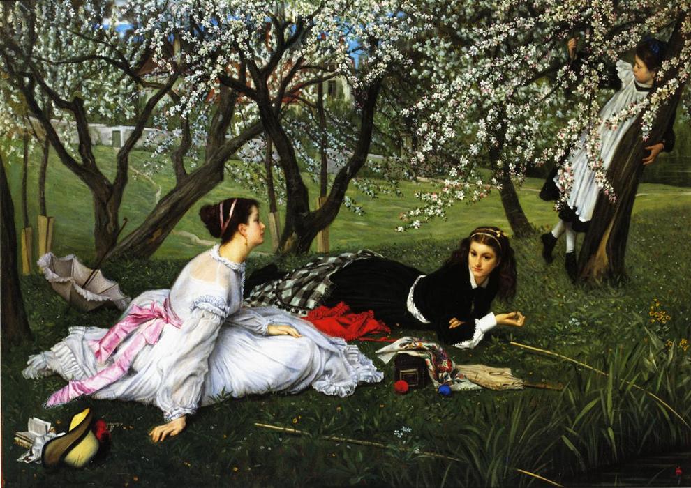 Wikioo.org - The Encyclopedia of Fine Arts - Painting, Artwork by James Jacques Joseph Tissot - Spring