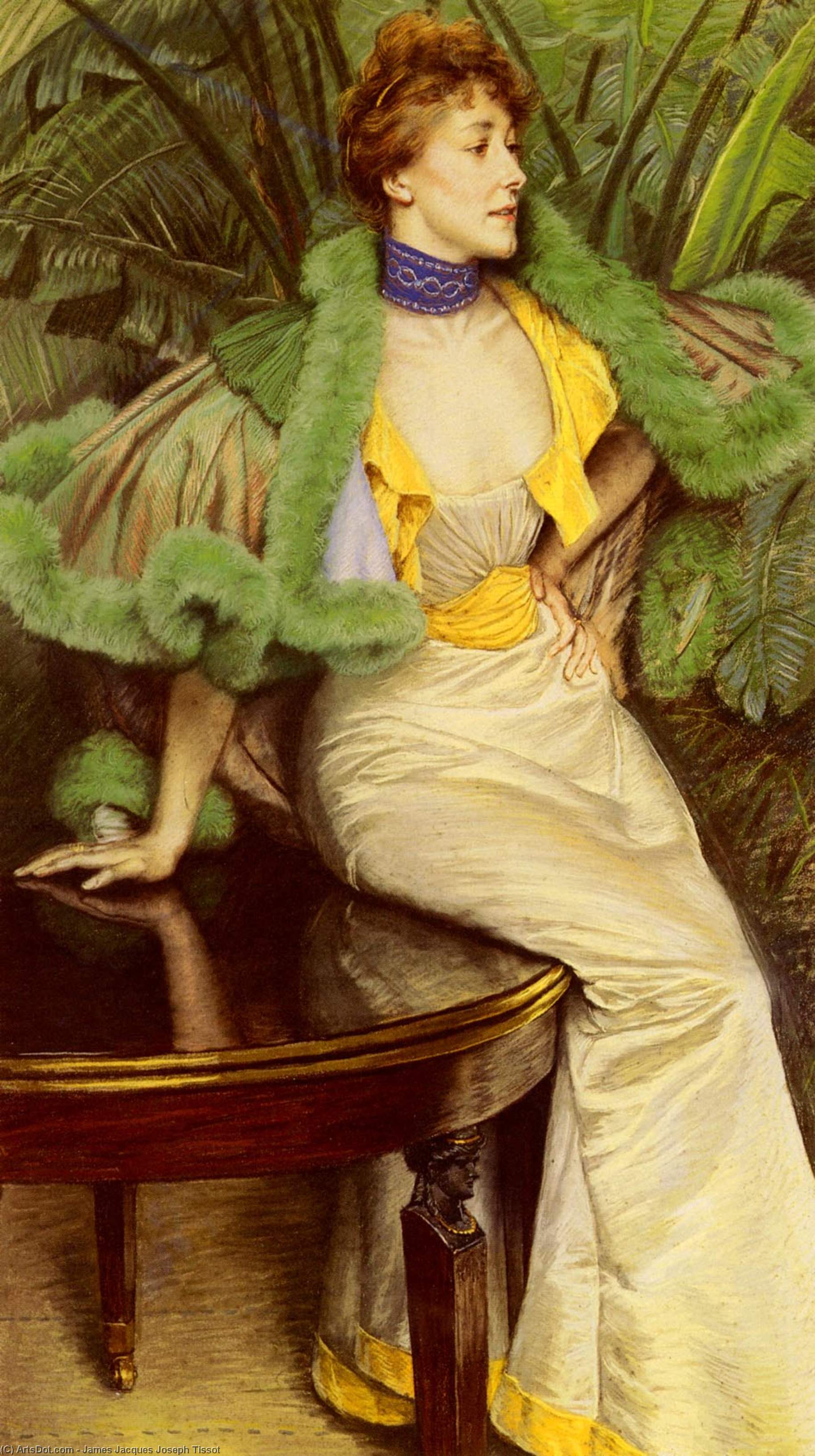 Wikioo.org - The Encyclopedia of Fine Arts - Painting, Artwork by James Jacques Joseph Tissot - The Princesse De Broglie