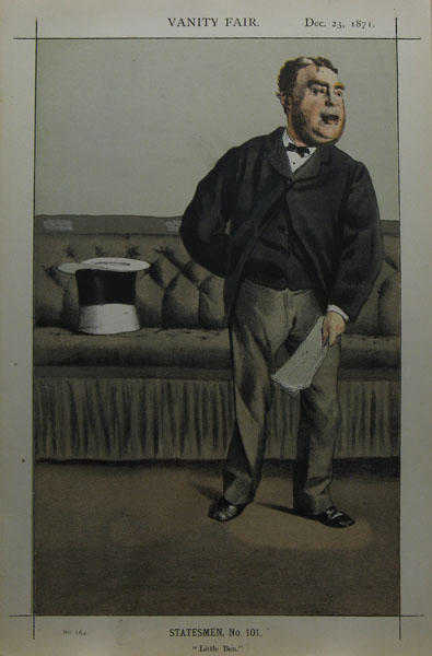 Wikioo.org - The Encyclopedia of Fine Arts - Painting, Artwork by James Jacques Joseph Tissot - Caricature of George Cavendish Bentinck