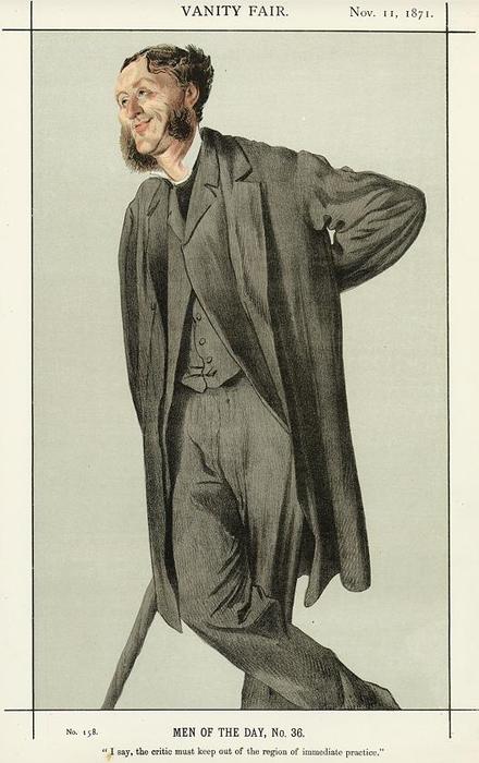 Wikioo.org - The Encyclopedia of Fine Arts - Painting, Artwork by James Jacques Joseph Tissot - Caricature of Matthew Arnold