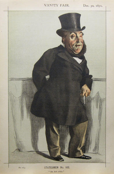 Wikioo.org - The Encyclopedia of Fine Arts - Painting, Artwork by James Jacques Joseph Tissot - Caricature of William Henry Gregory