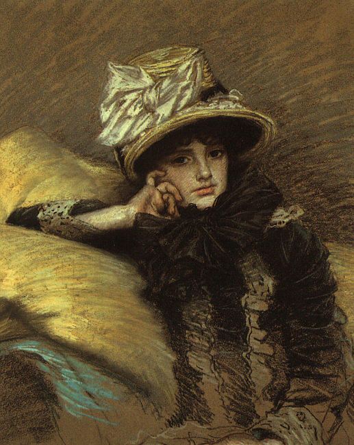 WikiOO.org - Encyclopedia of Fine Arts - Maľba, Artwork James Jacques Joseph Tissot - Berthe