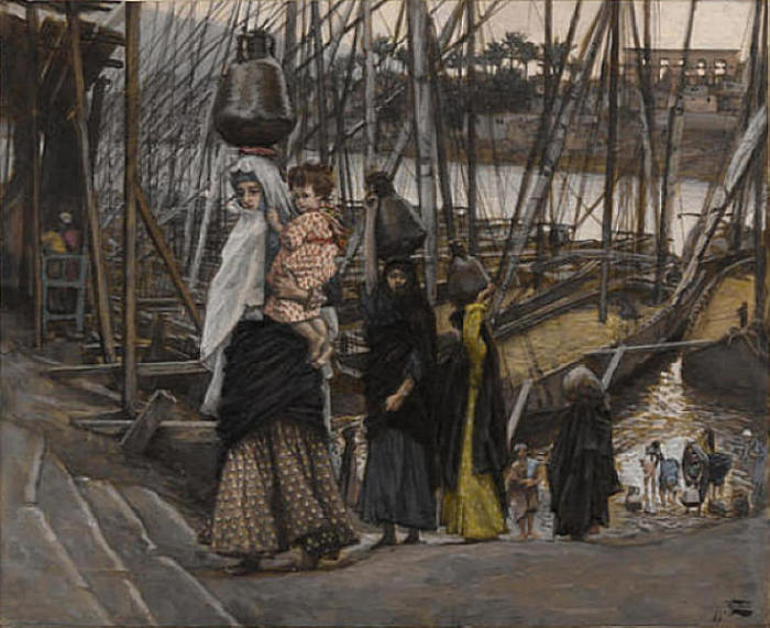 Wikioo.org – L'Encyclopédie des Beaux Arts - Peinture, Oeuvre de James Jacques Joseph Tissot - le `sojourn` dans egypte