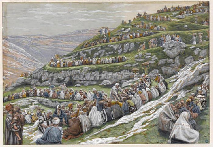 WikiOO.org - Güzel Sanatlar Ansiklopedisi - Resim, Resimler James Jacques Joseph Tissot - The Miracle of the Loaves and Fishes