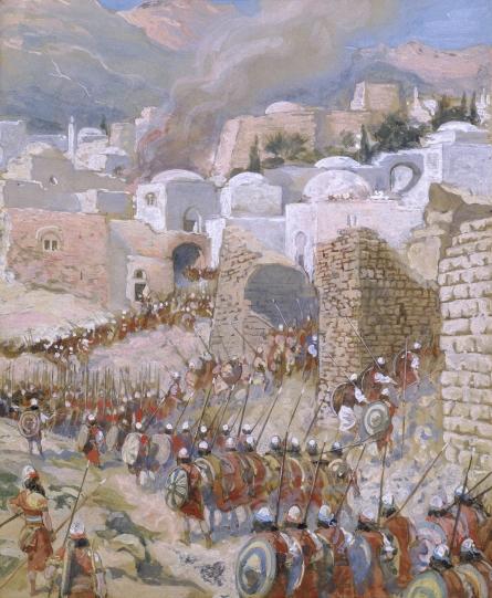 WikiOO.org - Encyclopedia of Fine Arts - Lukisan, Artwork James Jacques Joseph Tissot - The Taking of Jericho