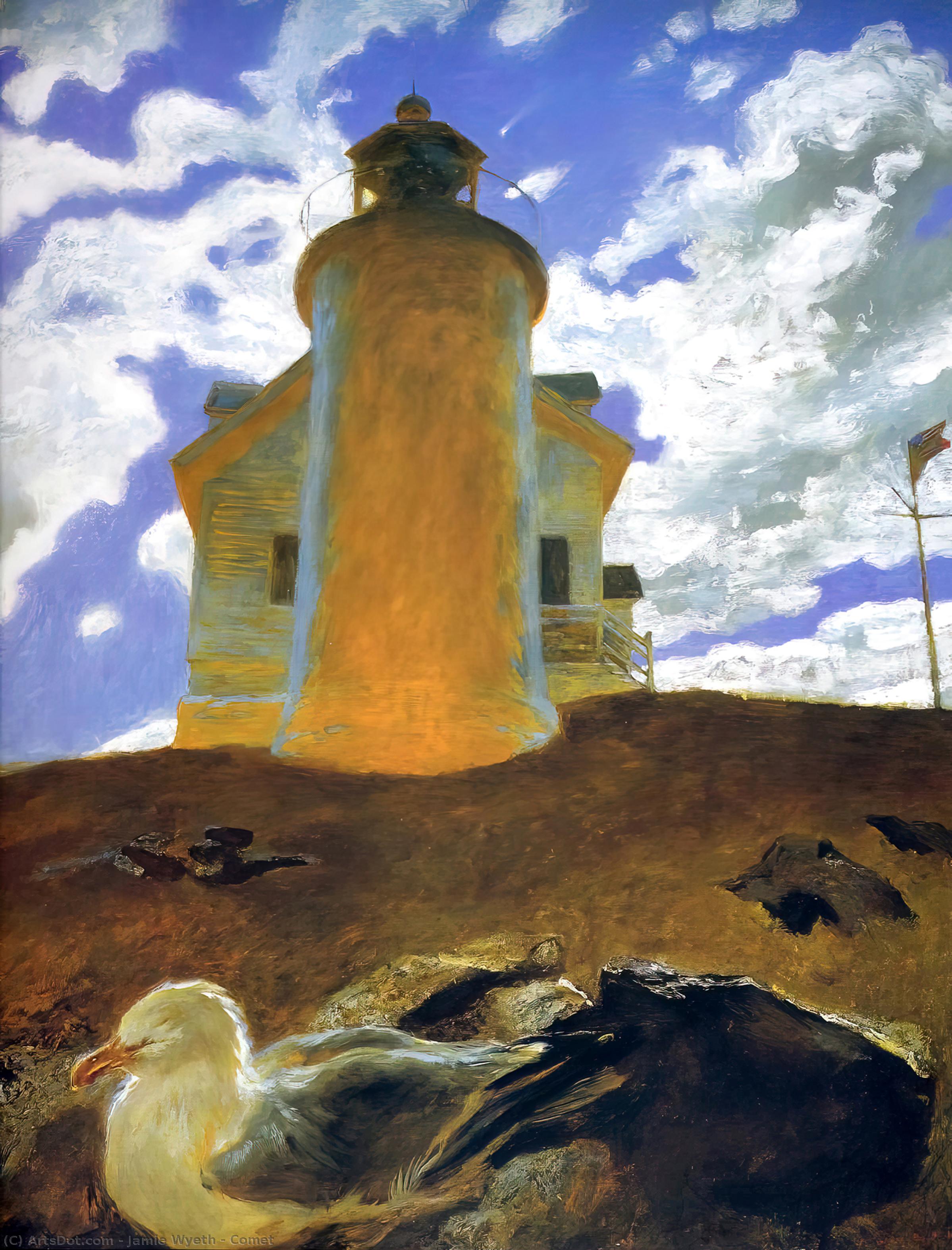 WikiOO.org - Encyclopedia of Fine Arts - Lukisan, Artwork Jamie Wyeth - Comet