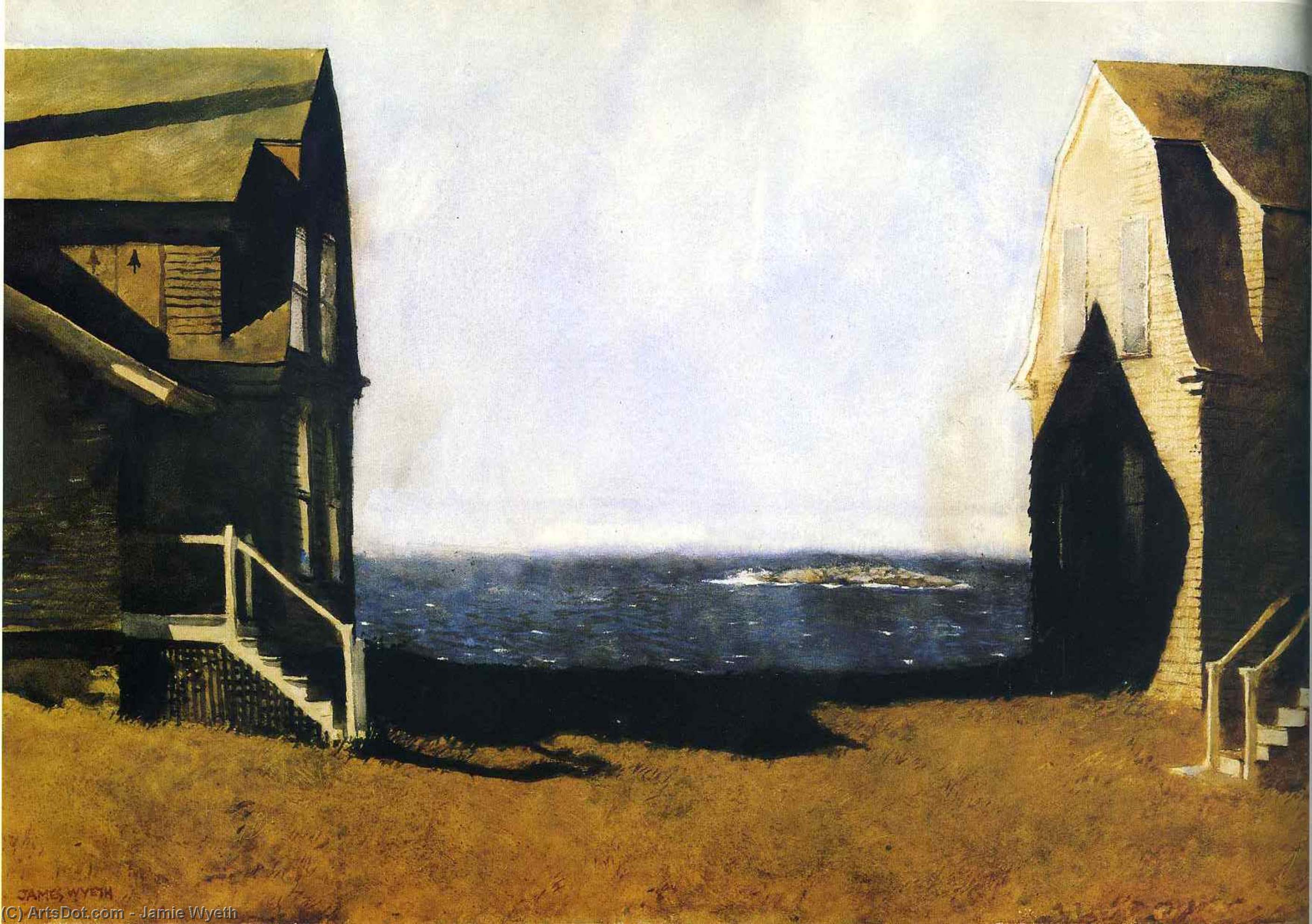 Wikioo.org - The Encyclopedia of Fine Arts - Painting, Artwork by Jamie Wyeth - Summer House, Winter House
