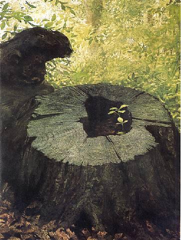 Wikioo.org - The Encyclopedia of Fine Arts - Painting, Artwork by Jamie Wyeth - New Shoot