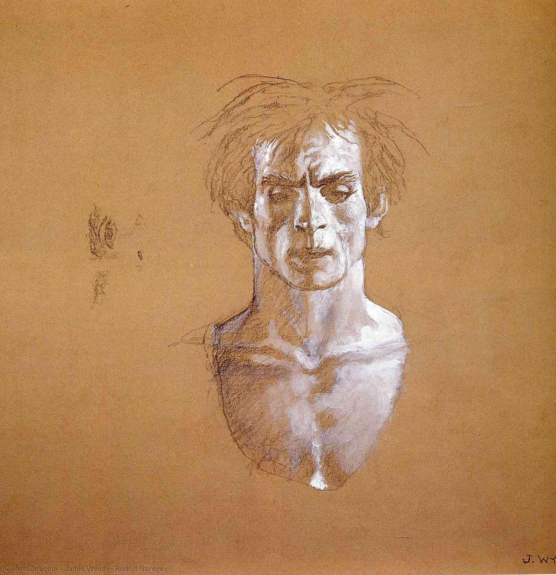 Wikioo.org - The Encyclopedia of Fine Arts - Painting, Artwork by Jamie Wyeth - Rudolf Nureyev