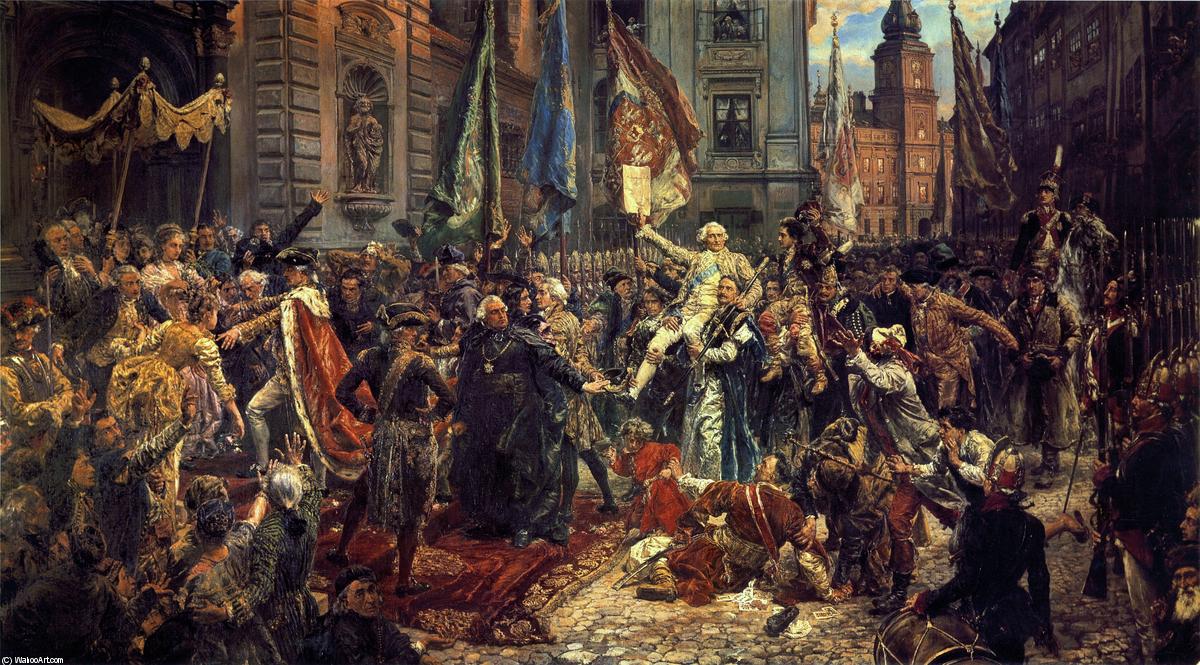 Wikioo.org - The Encyclopedia of Fine Arts - Painting, Artwork by Jan Matejko - The Constitution of the 3rd May 1791