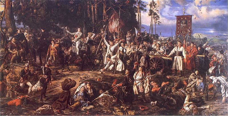 Wikioo.org - The Encyclopedia of Fine Arts - Painting, Artwork by Jan Matejko - Battle of Raclawice