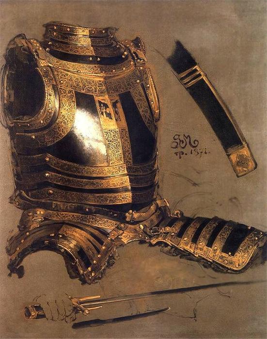 WikiOO.org - Encyclopedia of Fine Arts - Maalaus, taideteos Jan Matejko - Armor of Stefan Batory