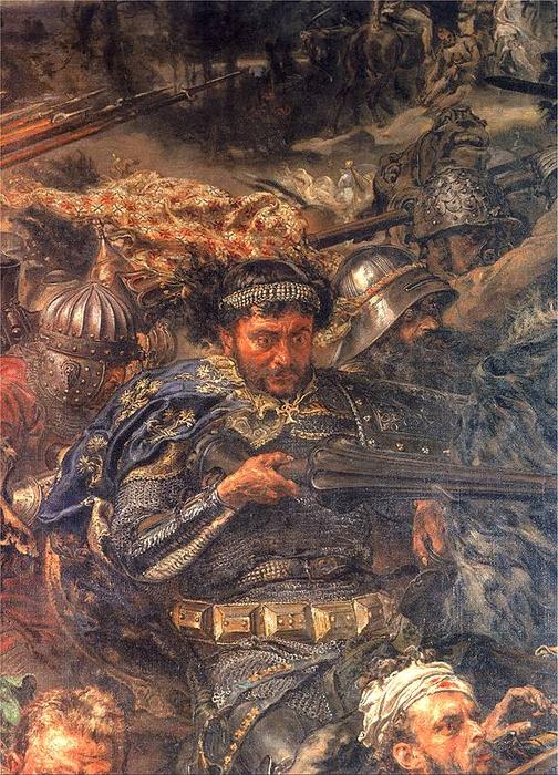 Wikioo.org - The Encyclopedia of Fine Arts - Painting, Artwork by Jan Matejko - Battle of Grunwald (detail) (9)