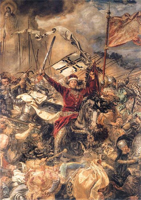 Wikioo.org - The Encyclopedia of Fine Arts - Painting, Artwork by Jan Matejko - Battle of Grunwald, Witold (detail)