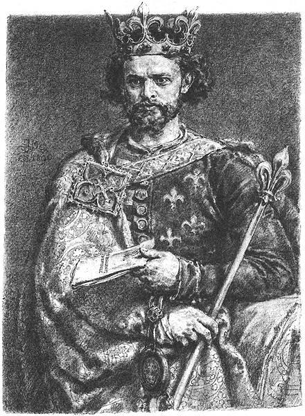 WikiOO.org - 백과 사전 - 회화, 삽화 Jan Matejko - Louis the Hungarian
