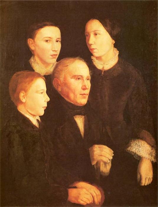 Wikioo.org - The Encyclopedia of Fine Arts - Painting, Artwork by Jan Matejko - Matejko family