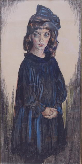 Wikioo.org – La Enciclopedia de las Bellas Artes - Pintura, Obras de arte de Jan Sluyters - La hija de Sormani