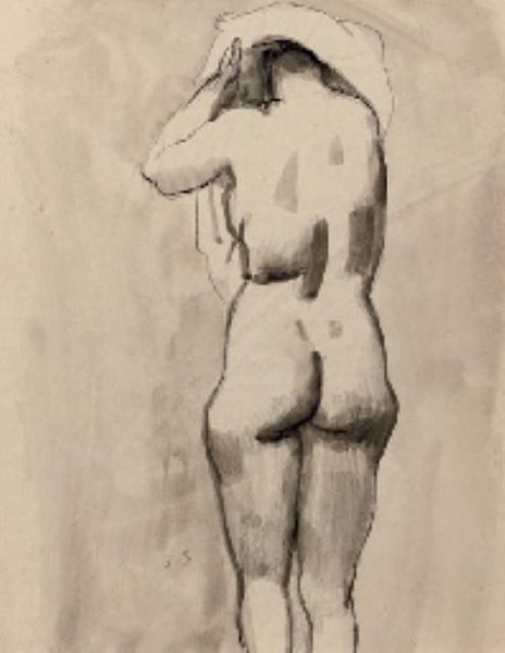 WikiOO.org - Encyclopedia of Fine Arts - Maleri, Artwork Jan Sluyters - A standing nude
