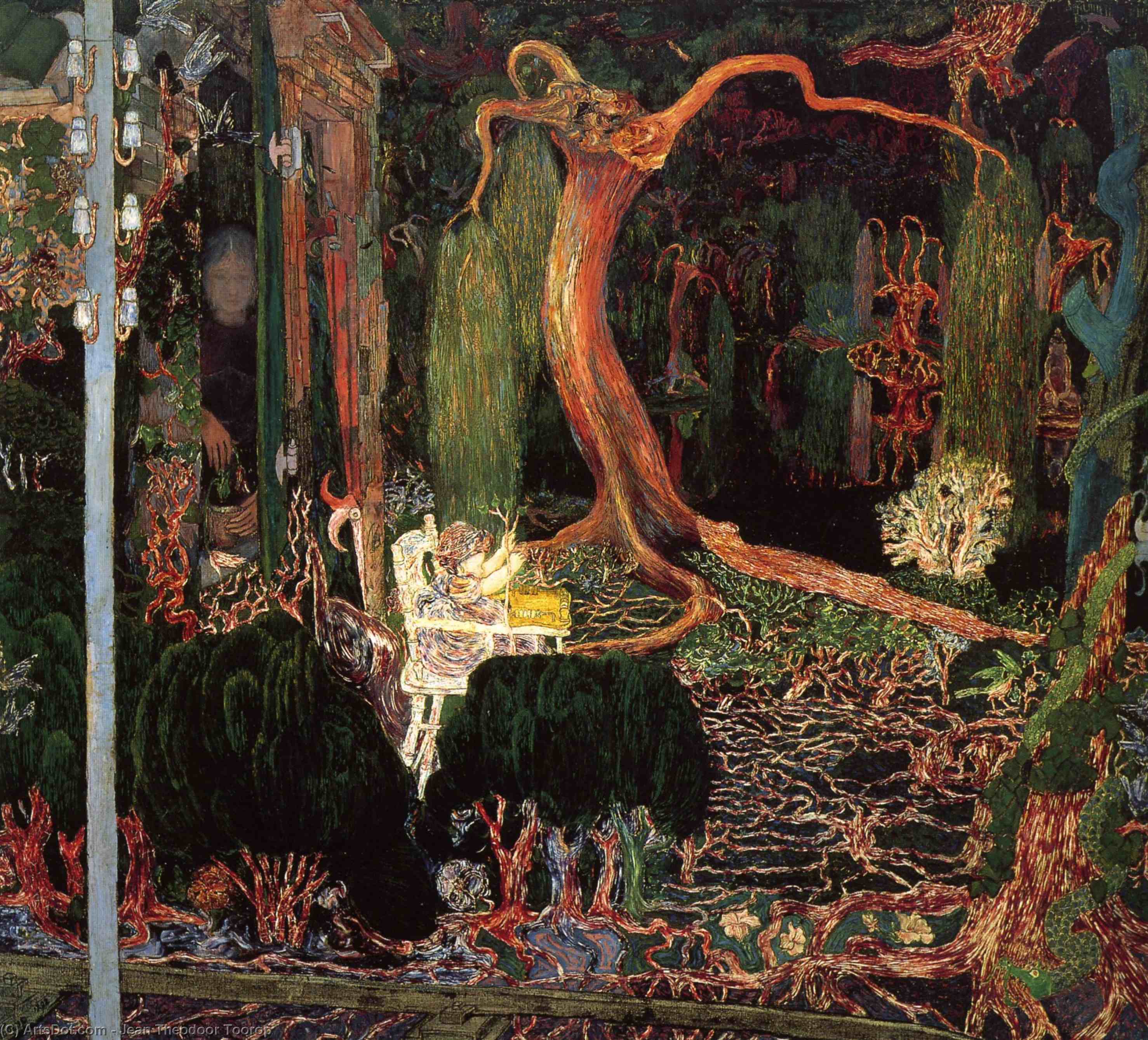 Wikioo.org - The Encyclopedia of Fine Arts - Painting, Artwork by Jean Theodoor Toorop - The new generation