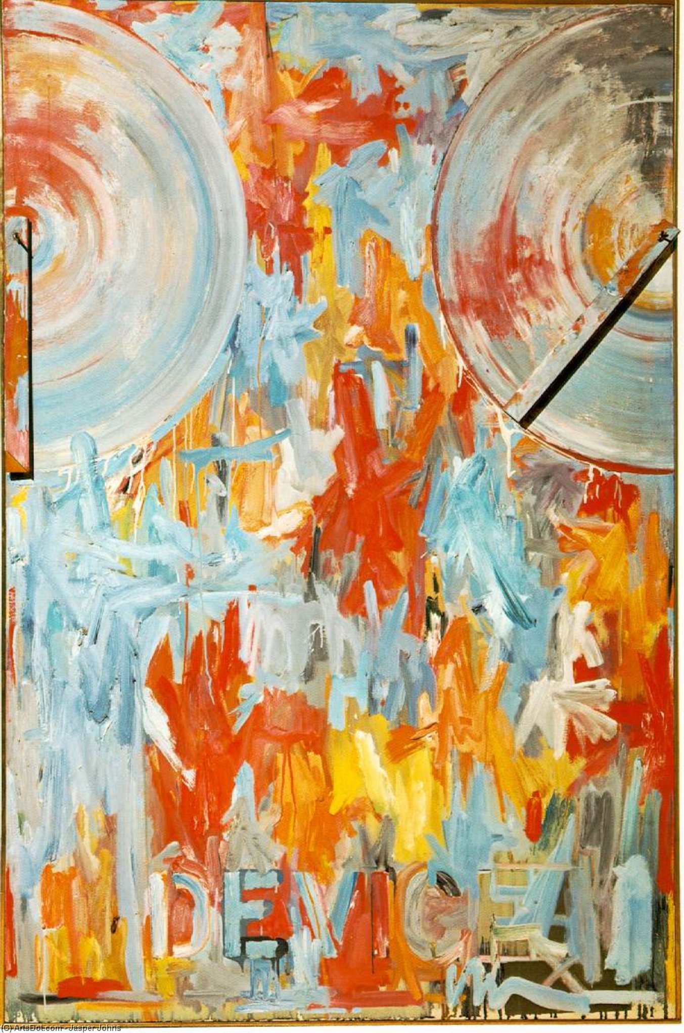 Wikioo.org - The Encyclopedia of Fine Arts - Painting, Artwork by Jasper Johns - Device