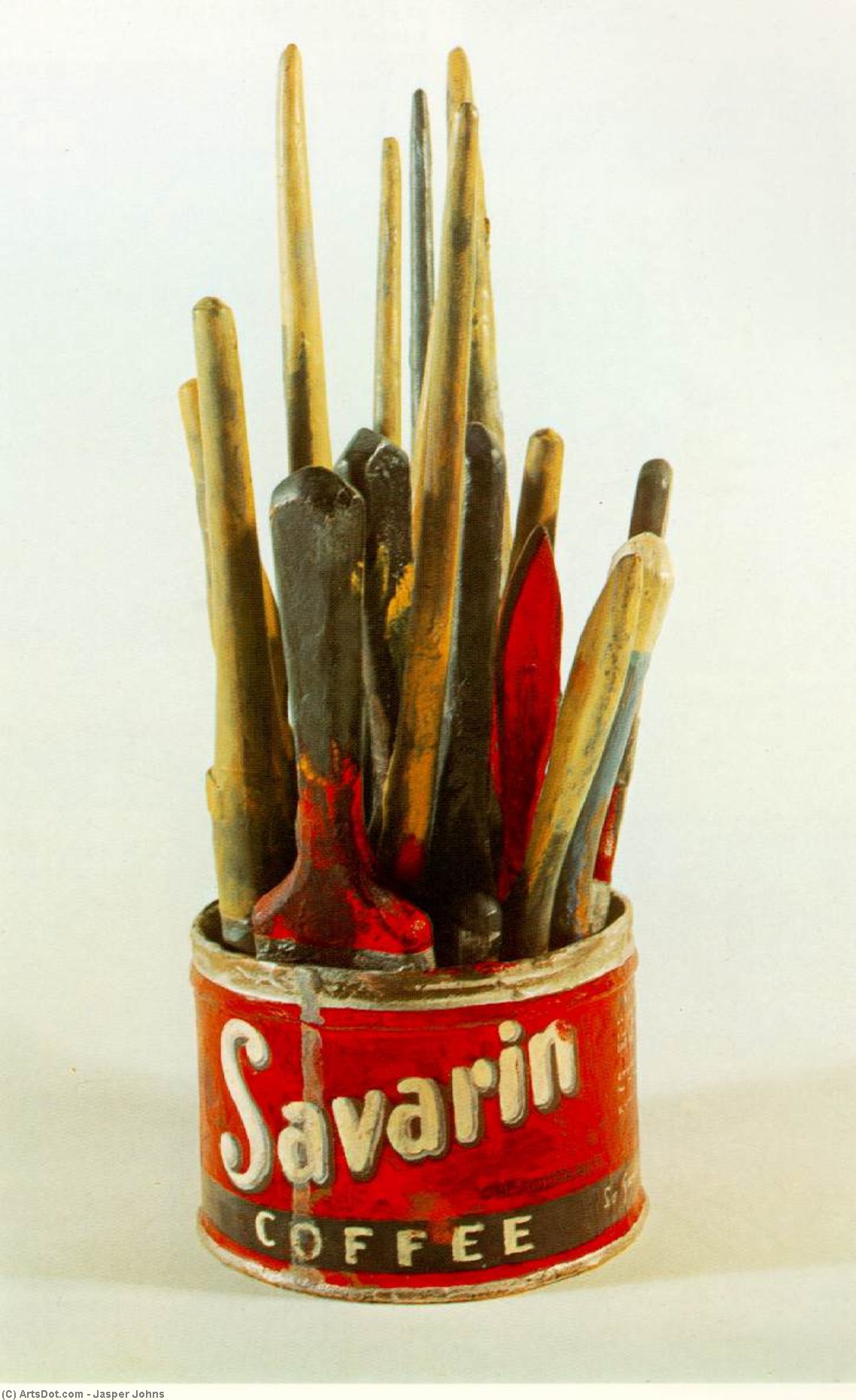 WikiOO.org – 美術百科全書 - 繪畫，作品 Jasper Johns -  绘 青铜器