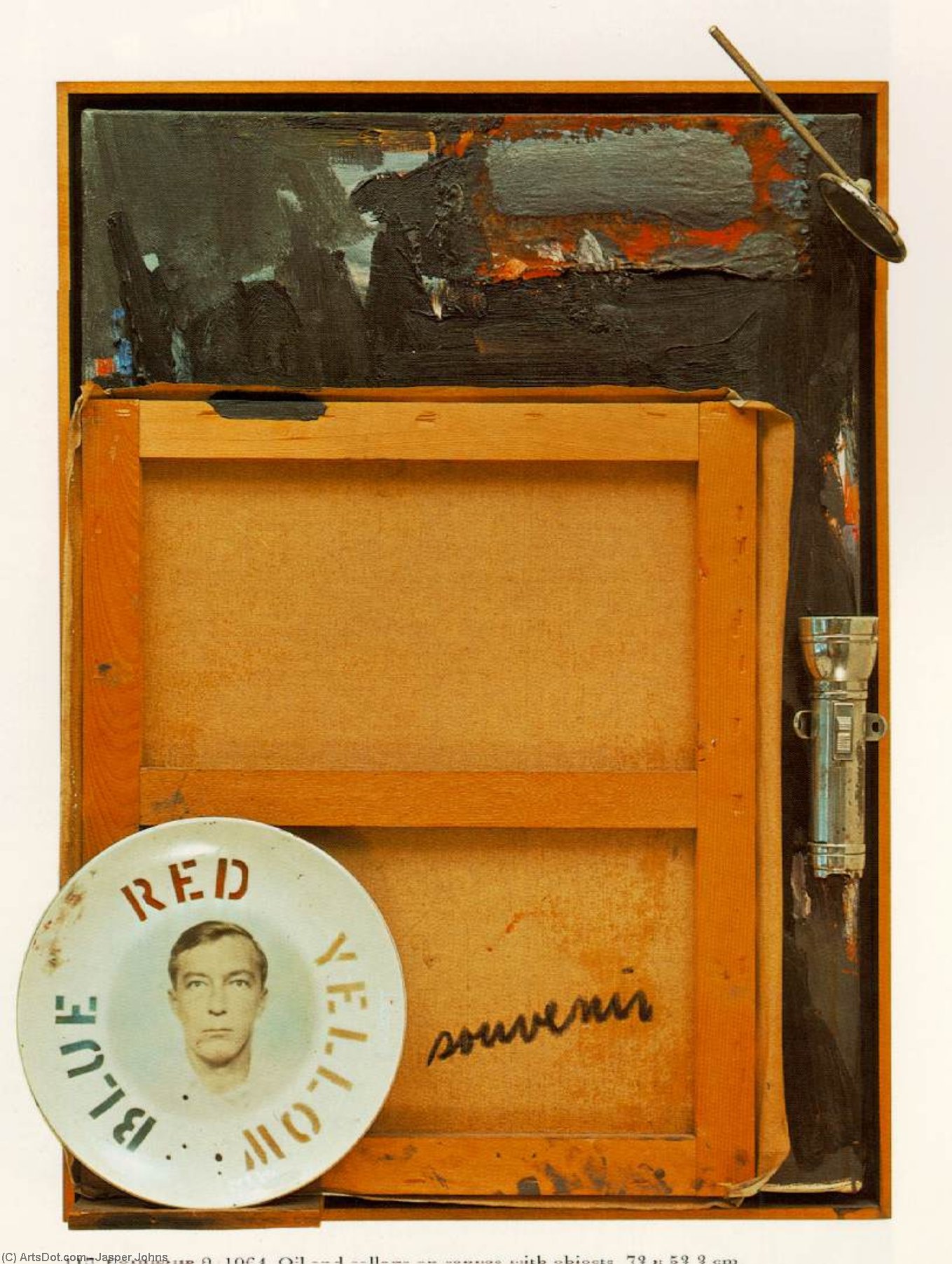 WikiOO.org - دایره المعارف هنرهای زیبا - نقاشی، آثار هنری Jasper Johns - Souvenir 2