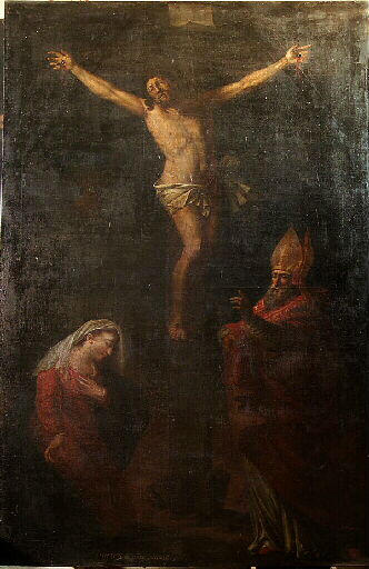 Wikioo.org - สารานุกรมวิจิตรศิลป์ - จิตรกรรม Jean Auguste Dominique Ingres - The Crucifixion