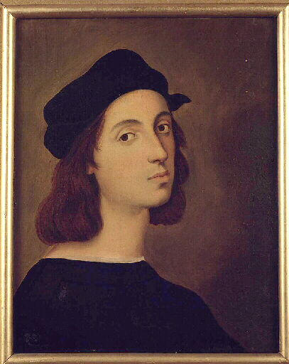 WikiOO.org - Encyclopedia of Fine Arts - Lukisan, Artwork Jean Auguste Dominique Ingres - Portrait of Raphael