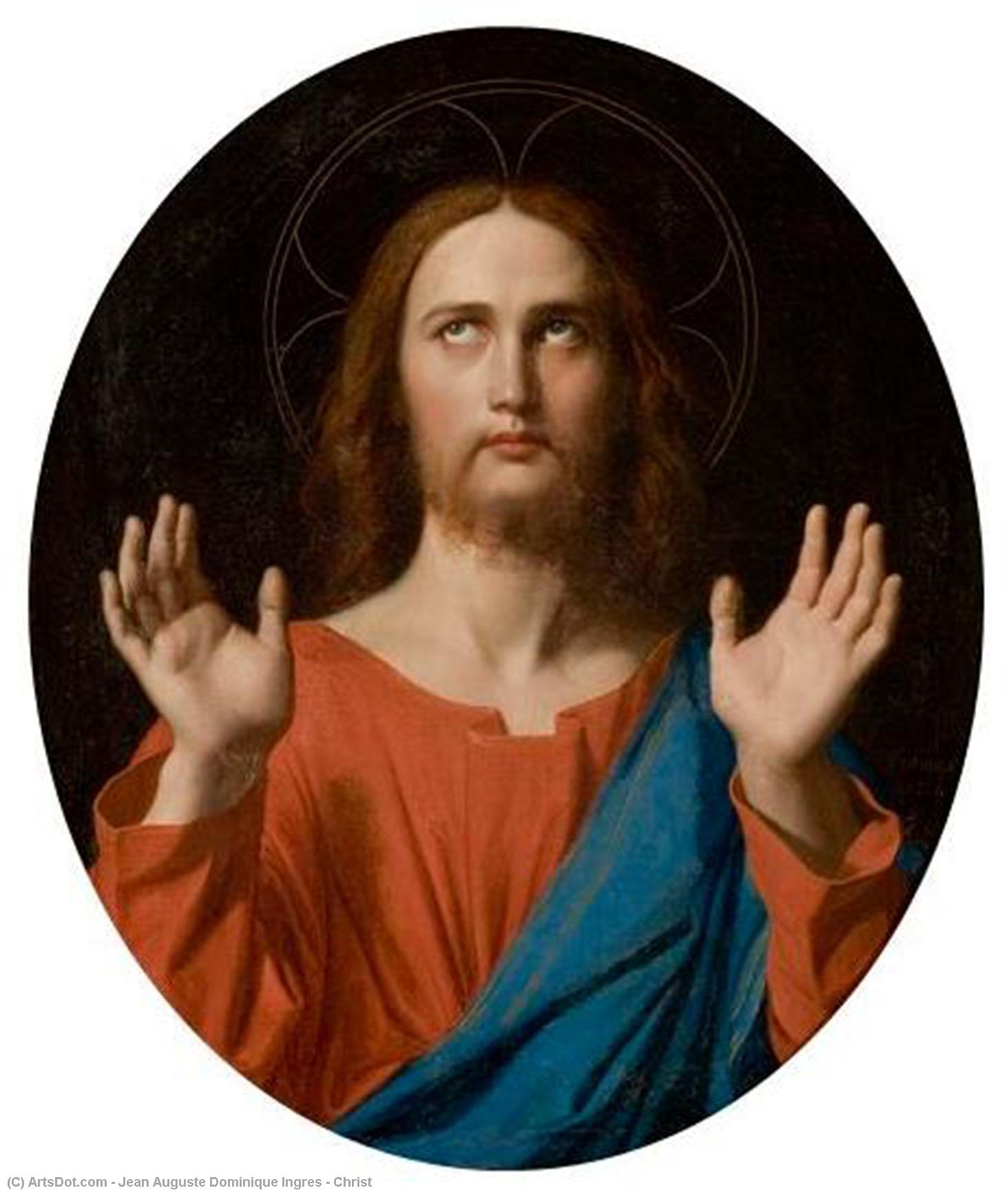 WikiOO.org - Енциклопедия за изящни изкуства - Живопис, Произведения на изкуството Jean Auguste Dominique Ingres - Christ