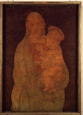 WikiOO.org - אנציקלופדיה לאמנויות יפות - ציור, יצירות אמנות Jean Auguste Dominique Ingres - The Madonna of the Grand Duke