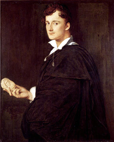 WikiOO.org - אנציקלופדיה לאמנויות יפות - ציור, יצירות אמנות Jean Auguste Dominique Ingres - Portrait of Bartolini