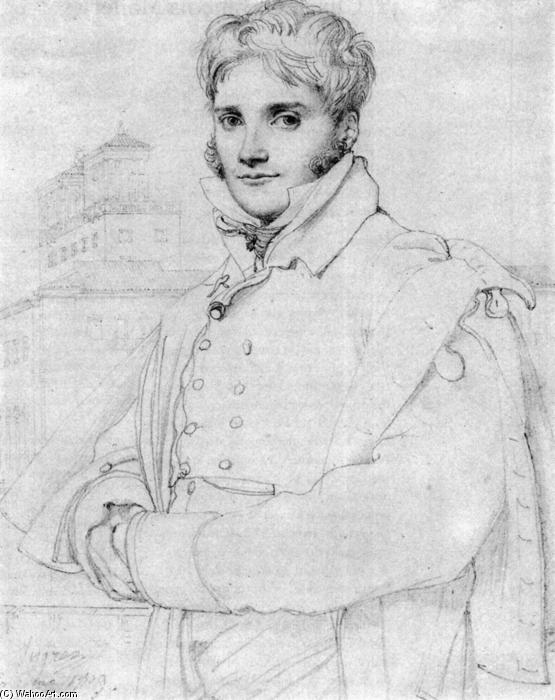 WikiOO.org - Enciklopedija likovnih umjetnosti - Slikarstvo, umjetnička djela Jean Auguste Dominique Ingres - Merry Joseph Blondel