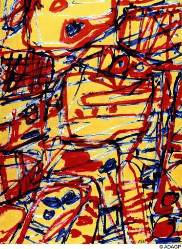 Wikioo.org - The Encyclopedia of Fine Arts - Painting, Artwork by Jean Philippe Arthur Dubuffet - Mire G21