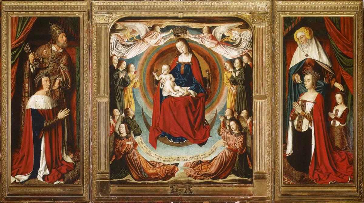 Wikioo.org - The Encyclopedia of Fine Arts - Painting, Artwork by Jean Hey - The Bourbon Altarpiece (The Moulins Triptych)