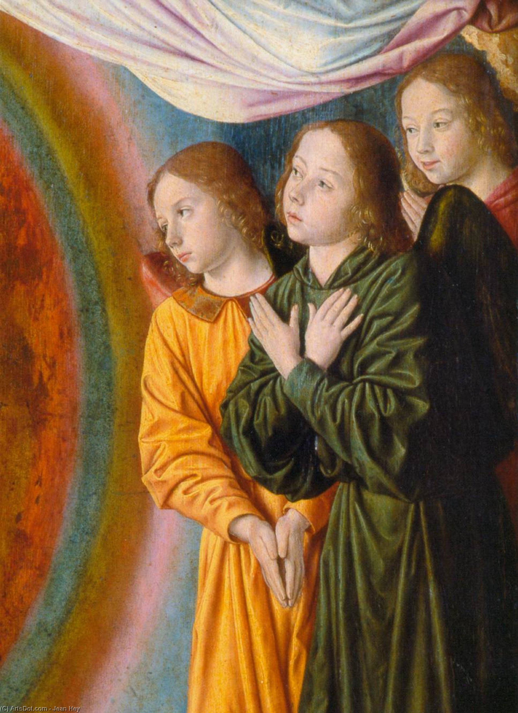 Wikioo.org - The Encyclopedia of Fine Arts - Painting, Artwork by Jean Hey - The Moulins Triptych (detail)