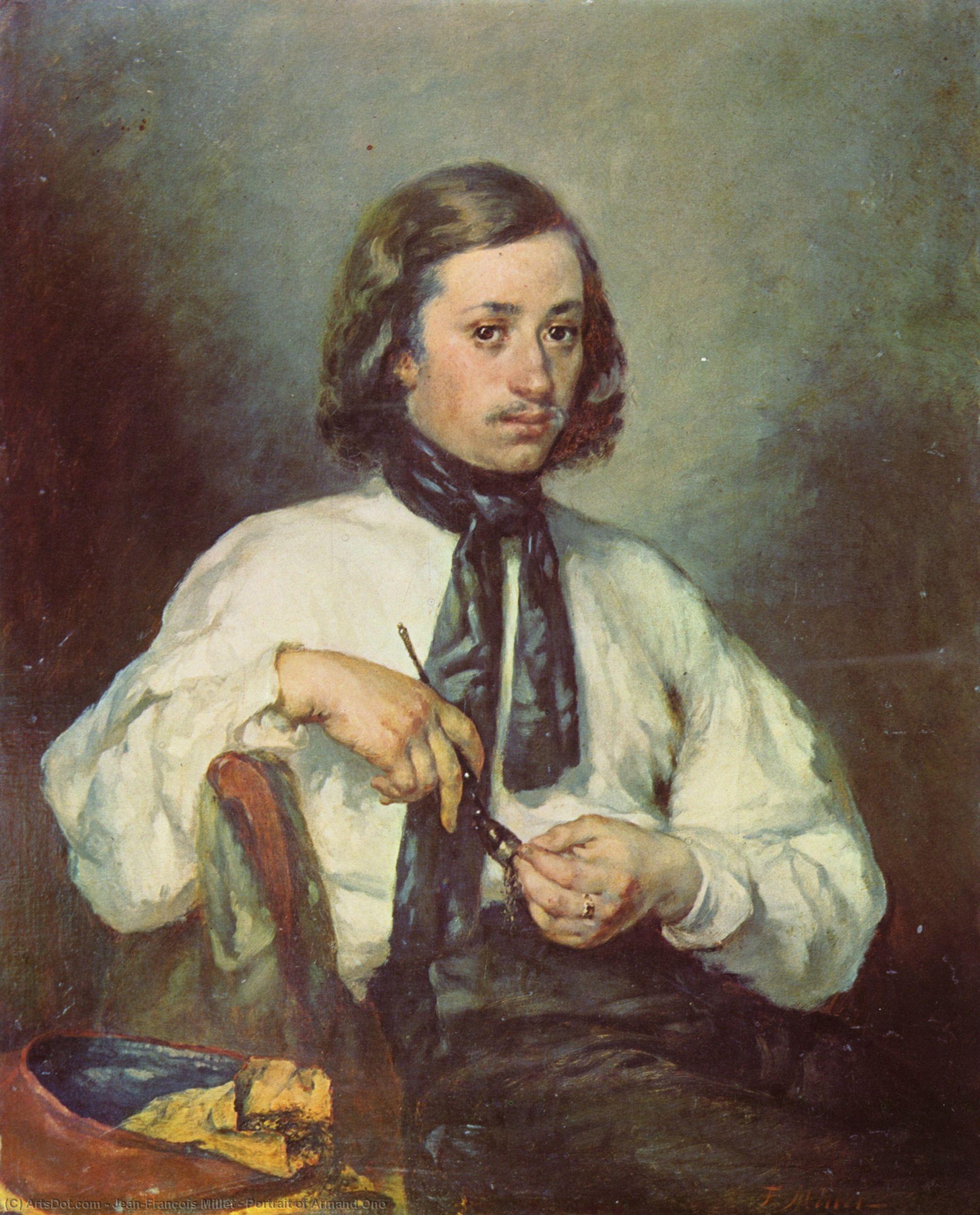 Wikioo.org - The Encyclopedia of Fine Arts - Painting, Artwork by Jean-François Millet - Portrait of Armand Ono