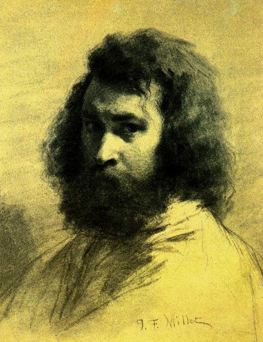 WikiOO.org - Енциклопедія образотворчого мистецтва - Живопис, Картини
 Jean-François Millet - Self-Portrait