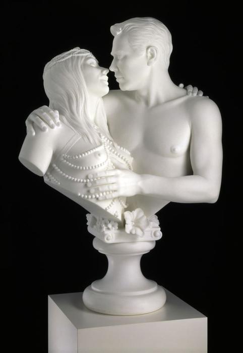 Wikioo.org - The Encyclopedia of Fine Arts - Painting, Artwork by Jeff Koons - Bourgeois Bust - Jeff and Ilona