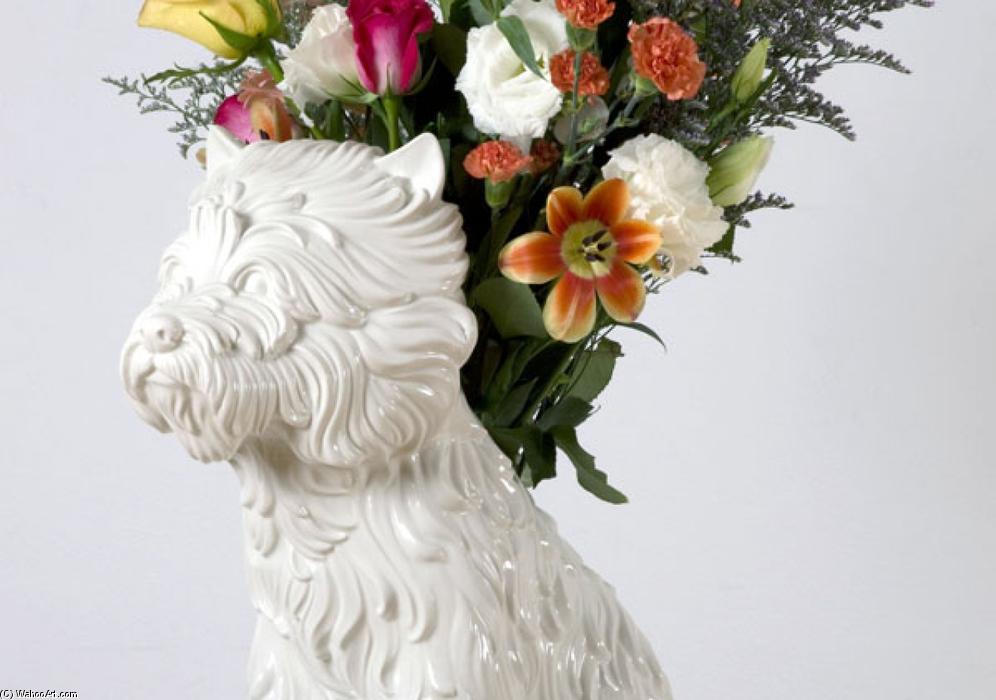 Wikioo.org - สารานุกรมวิจิตรศิลป์ - จิตรกรรม Jeff Koons - Puppy Vase