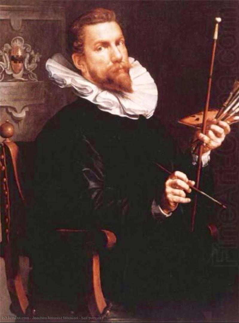 Wikioo.org - สารานุกรมวิจิตรศิลป์ - จิตรกรรม Joachim Antonisz Wtewael - Self portrait