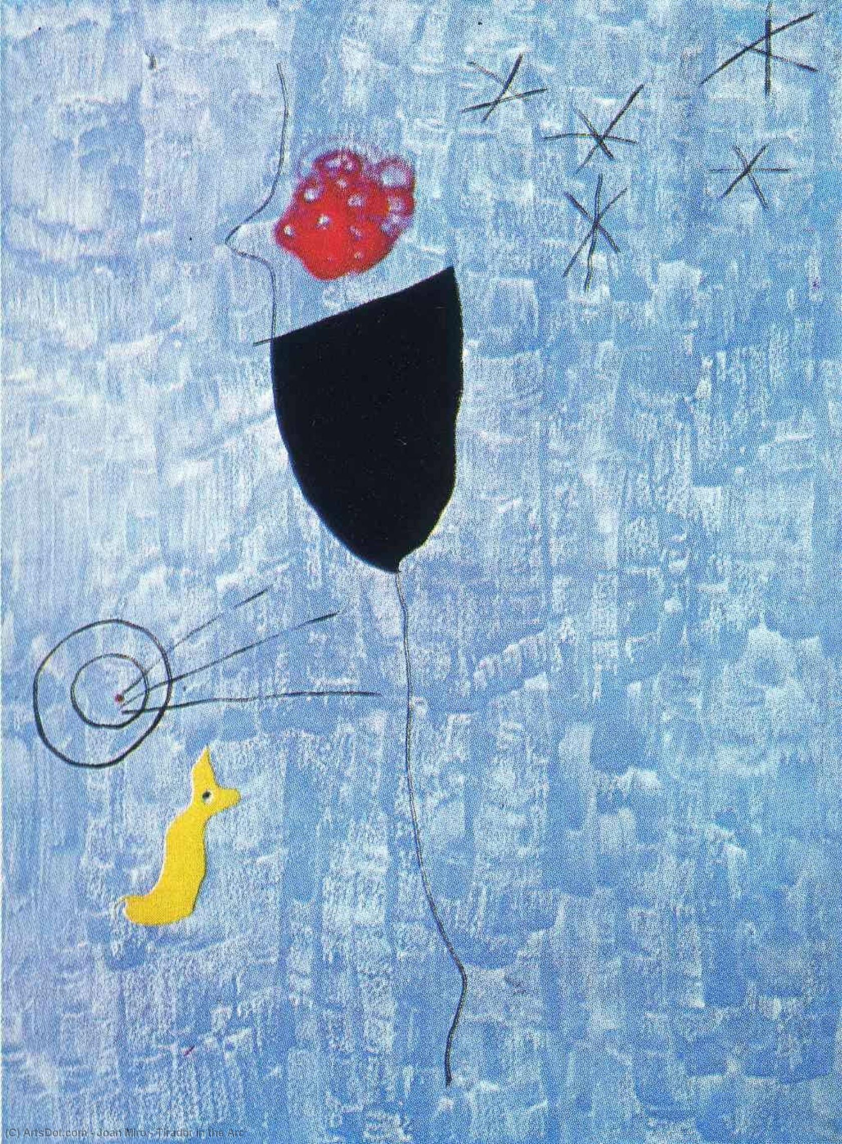 Wikoo.org - موسوعة الفنون الجميلة - اللوحة، العمل الفني Joan Miro - Tirador in the Arc