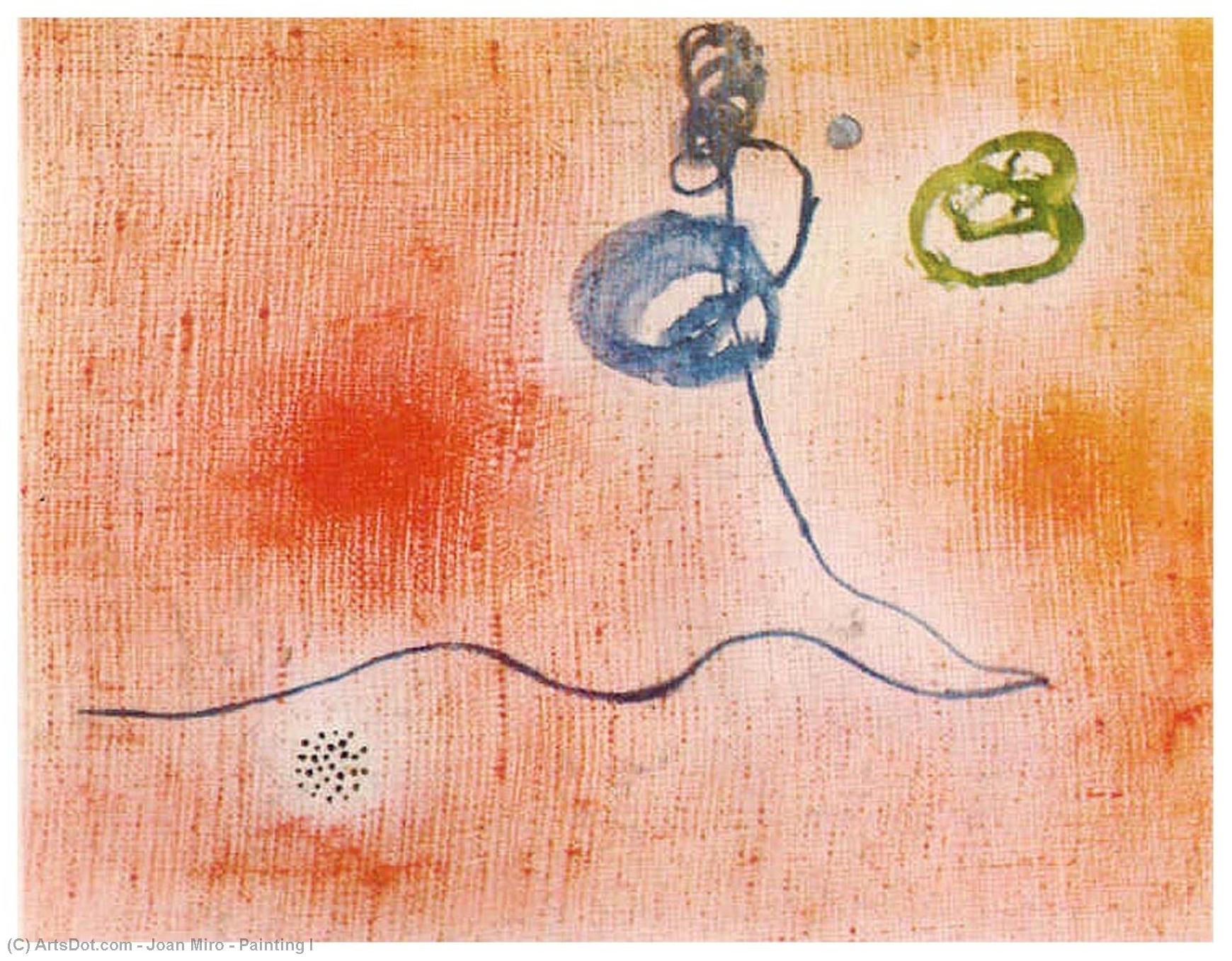 WikiOO.org - Encyclopedia of Fine Arts - Maľba, Artwork Joan Miro - Painting I