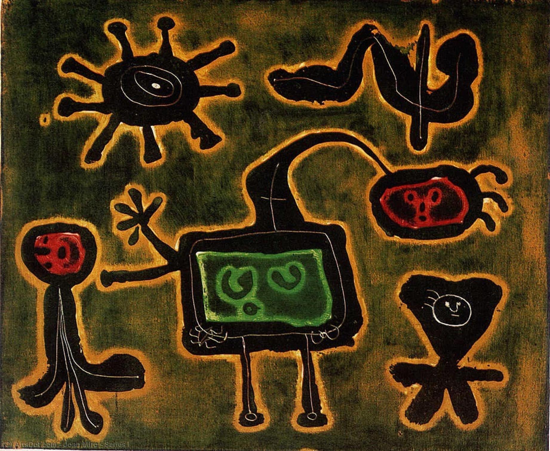 Wikioo.org - The Encyclopedia of Fine Arts - Painting, Artwork by Joan Miro - Series I