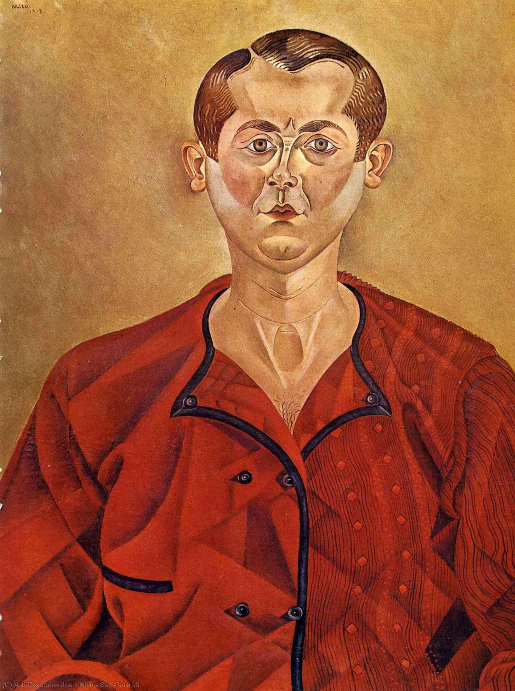 WikiOO.org - دایره المعارف هنرهای زیبا - نقاشی، آثار هنری Joan Miro - Self-Portrait