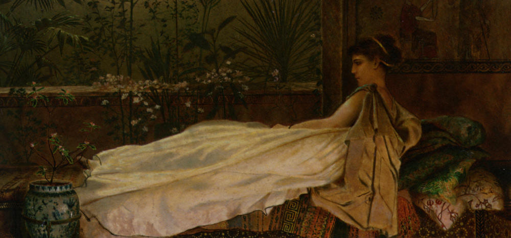 Wikioo.org - The Encyclopedia of Fine Arts - Painting, Artwork by John Atkinson Grimshaw - Luxury