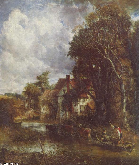 WikiOO.org - אנציקלופדיה לאמנויות יפות - ציור, יצירות אמנות John Constable - Die Valley Farm