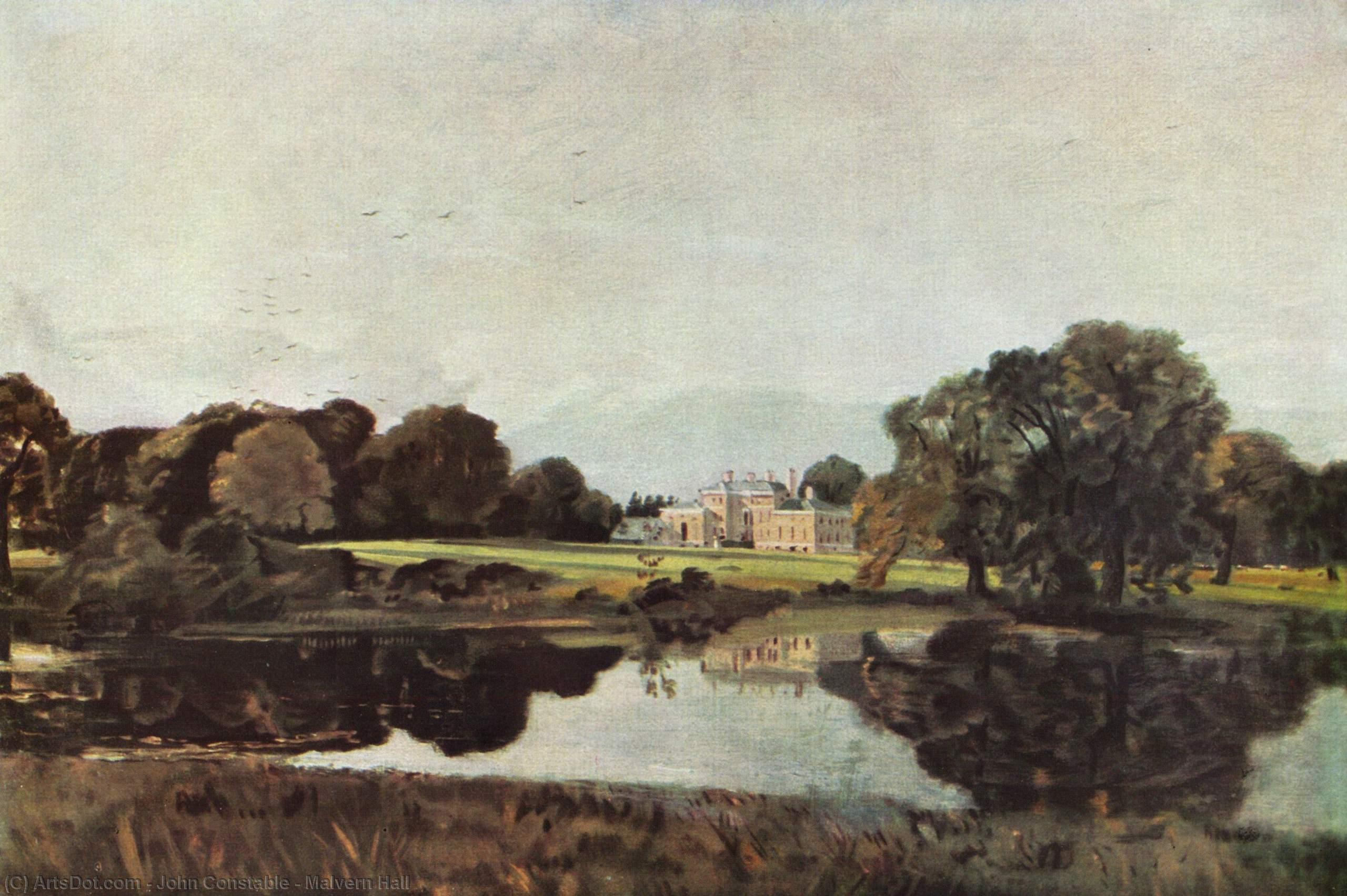 WikiOO.org - Enciklopedija dailės - Tapyba, meno kuriniai John Constable - Malvern Hall