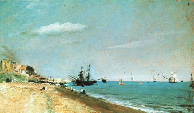 Wikioo.org - The Encyclopedia of Fine Arts - Painting, Artwork by John Constable - Brighton Beach